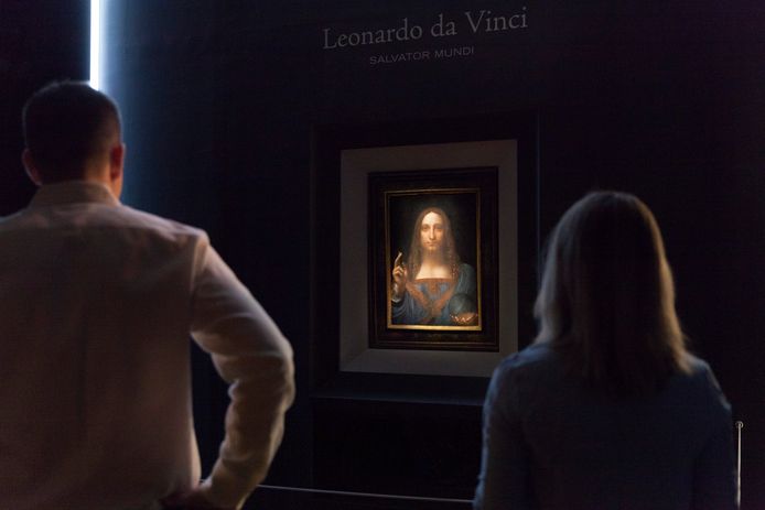 Da Vinci's Salvator Mundi is vorige maand bij Christie's in New York voor 382 miljoen euro  van eigenaar verwisseld, een recordbedrag.