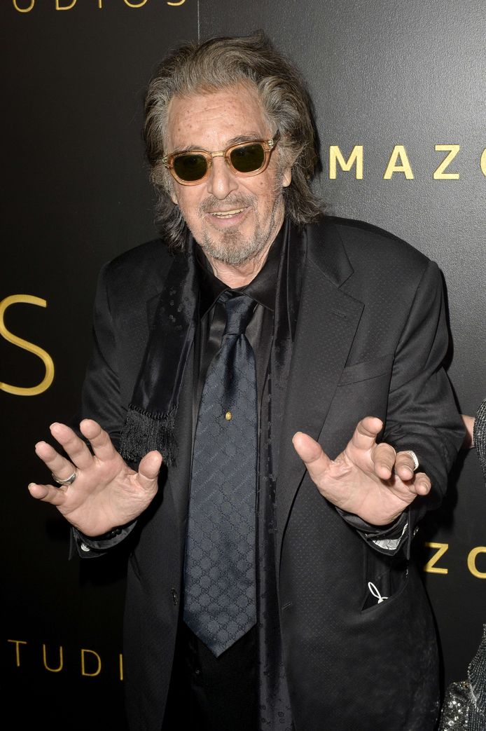 Al Pacino tijdens de Golden Globes.