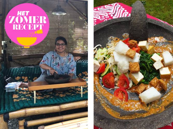 De Indonesische Wahyu deelt haar favoriete recept voor warme zomerdagen. Zo maak je de klassieker lotek gado-gado klaar
