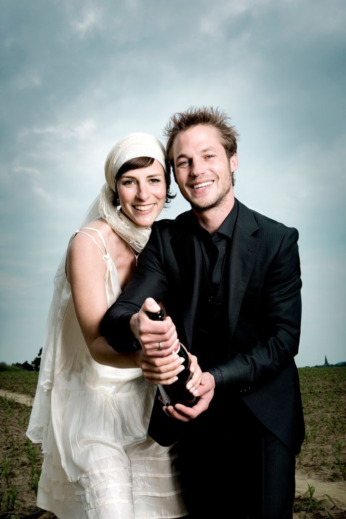 Mathias en Sarah trouwden in 2008.