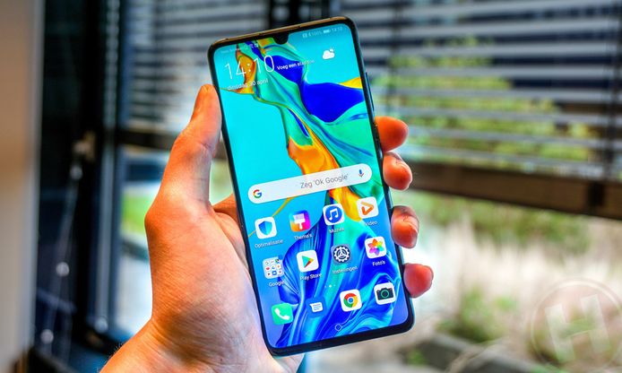De Huawei P30, het nieuwste vlaggenschip van het concern. Wellicht het laatste toestel met Google Apps?