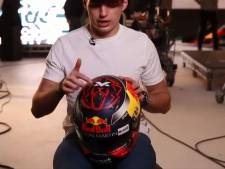 Verstappen toont nieuwe helm