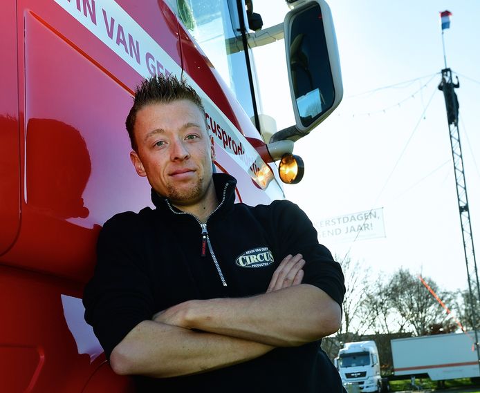 Circusdirecteur Kevin van Geet.