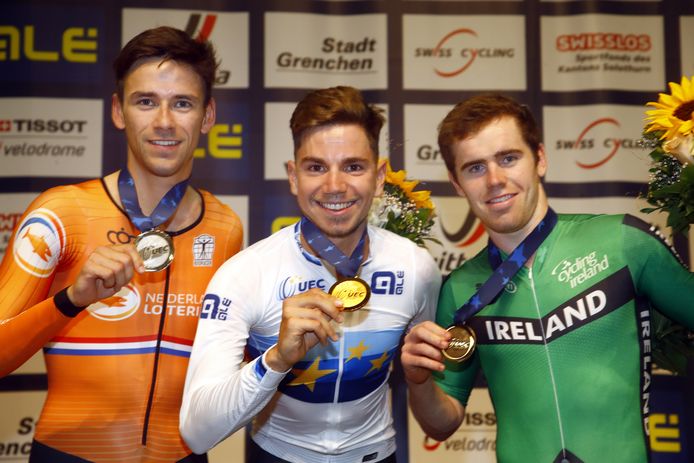 Vincent Hoppezak (links) won eerder al zilver het EK.