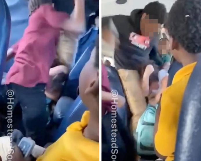 Une mère du sud de la Floride déclare qu'elle porte plainte contre les enfants qui ont été filmés en train de battre sa fille de 9 ans dans le bus scolaire.