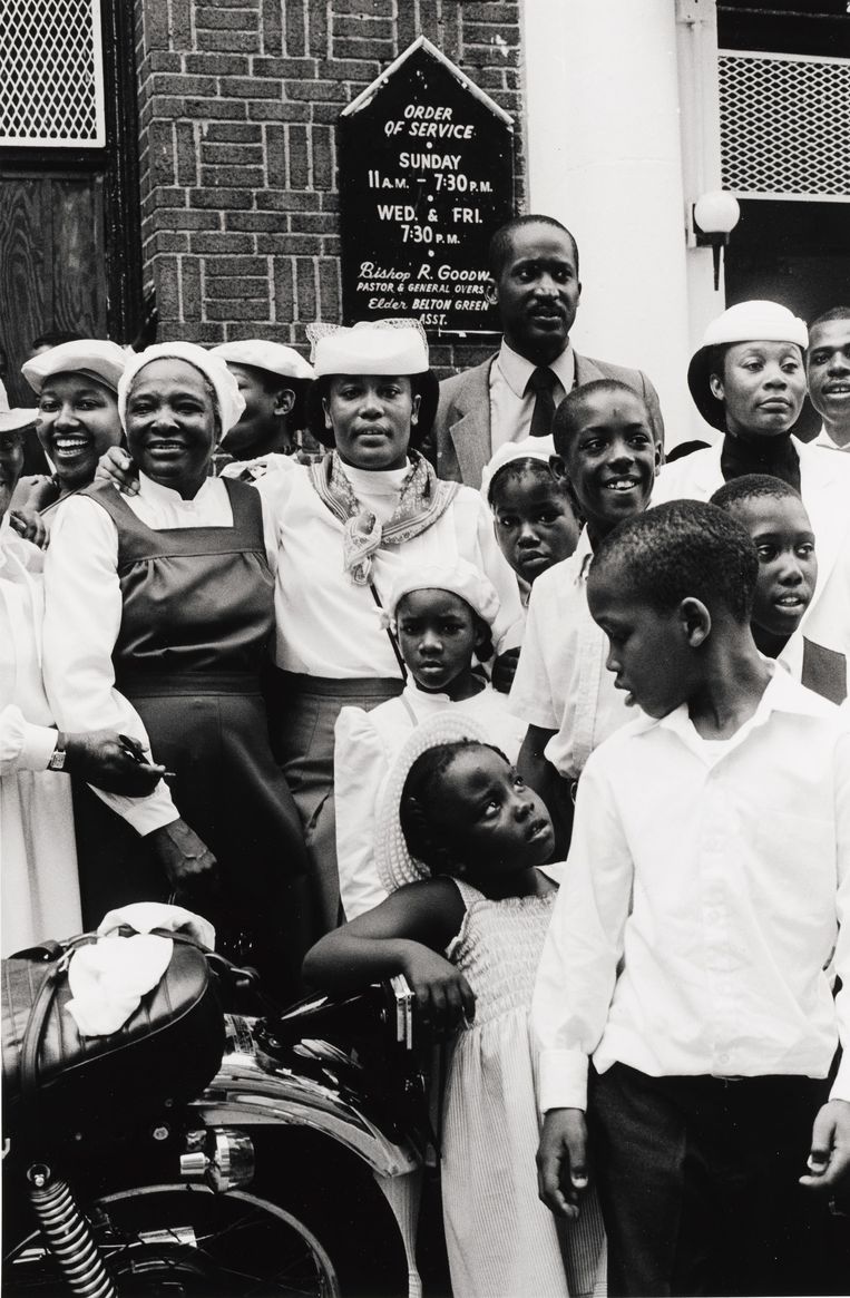 Kerkgangers. Beeld Mel Rosenthal