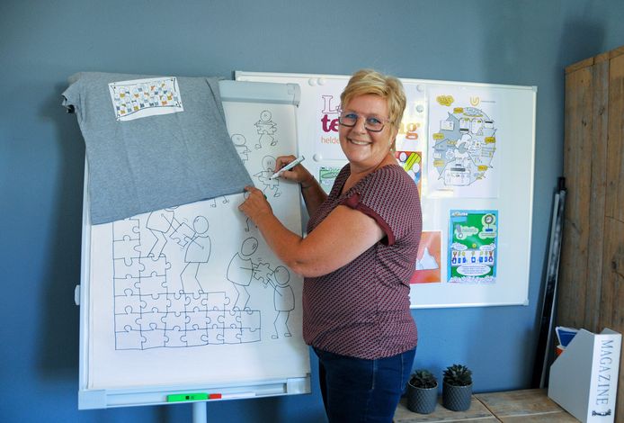 Lettervreter Corina is stapel op plaatjes en is nu als zakelijk ...