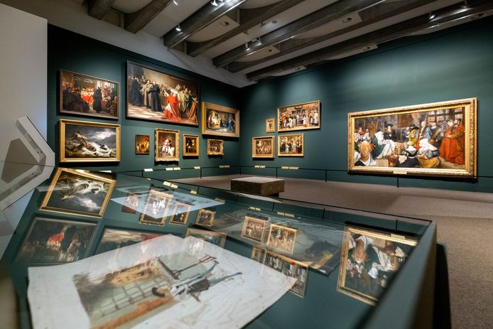 Voorstelling van de tentoonstelling Uitbundig Verleden. De Bourgondiërs door Romantische ogen in het Hof van Busleyden