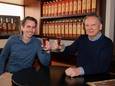 Schrobbelèr bestaat 50 jaar met Jan Eijsermans (l.) en Pieter-Jan Wassing (r.).
