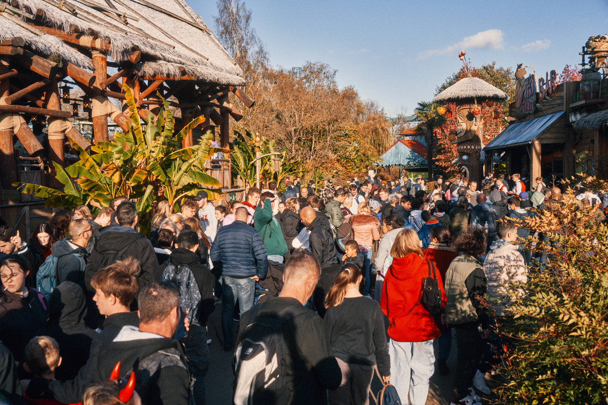 Het pretpark heeft een capaciteit van 20.000 bezoekers. Beeld Thomas Sweertvaegher
