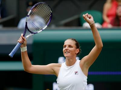 Pliskova vervoegt Barty in damesfinale op Wimbledon