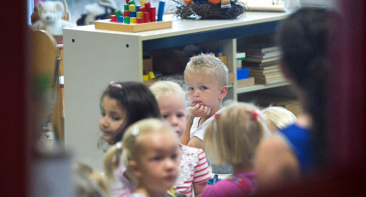 Kinderen op de basisschool Beeld ANP