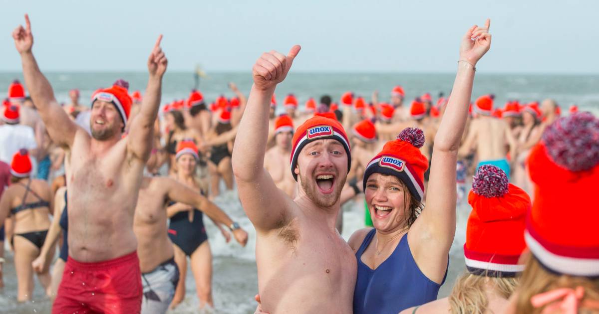 Nieuwjaarsduik Scheveningen op andere plek dan normaal (en deze