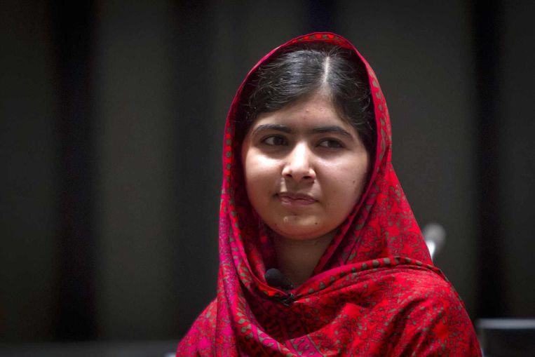 Malala Yousafzai wordt genoemd voor de Nobelprijs voor de Vrede. Beeld reuters