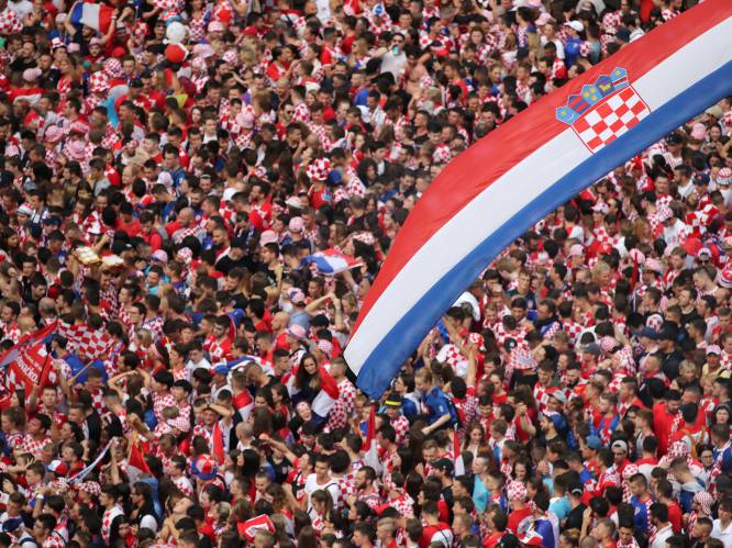 Fotoserie: Zo kijkt Zagreb naar de WK-finale tegen Frankrijk