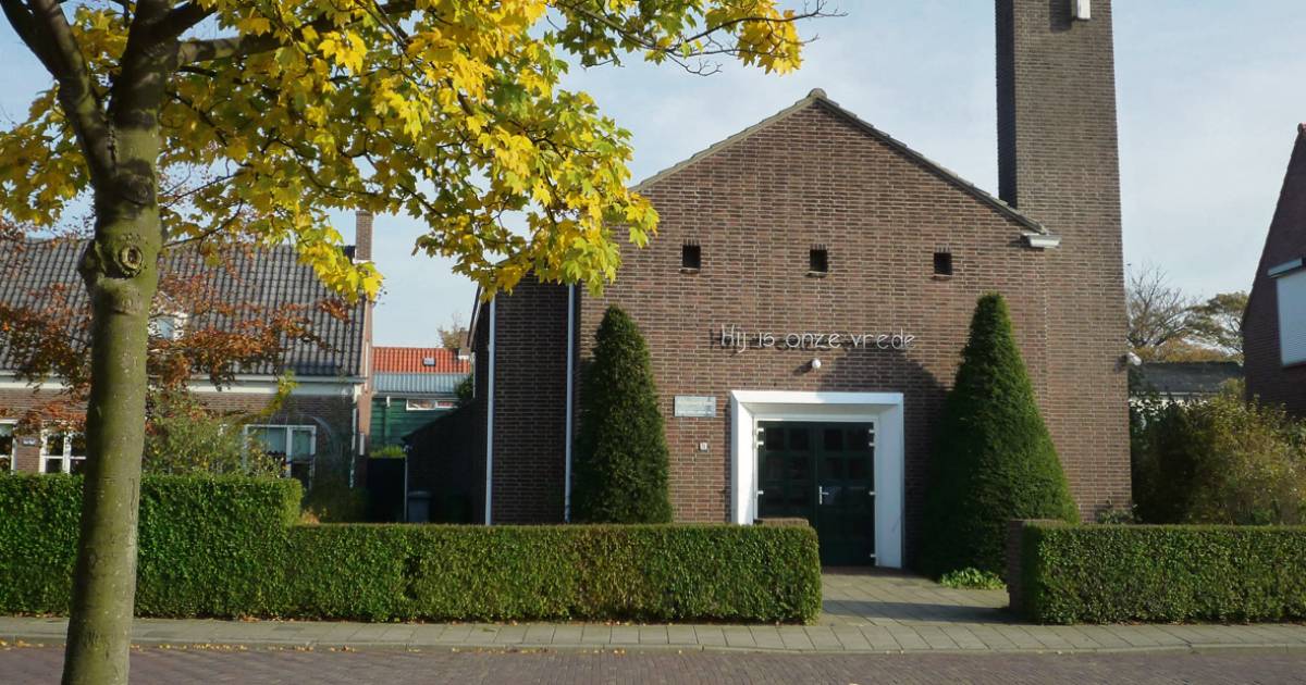 Kunst in protestante kerk Lewedorp