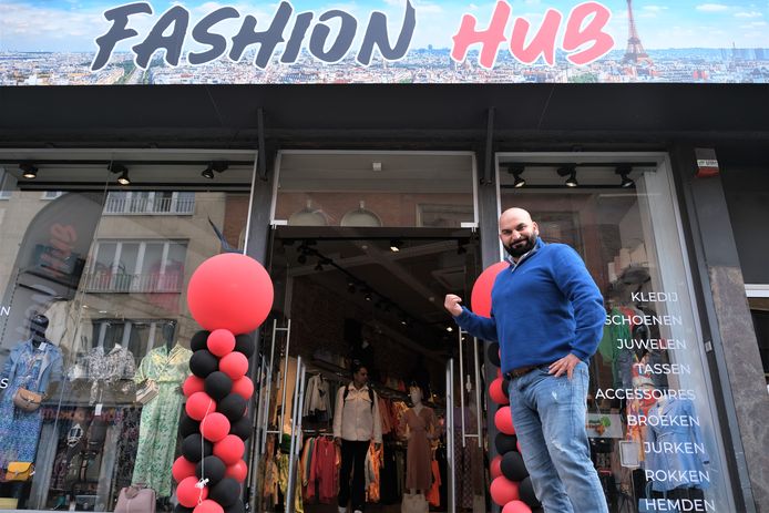 Nadeem Shoaib opende Fashion Hub in de Bruul in Mechelen.