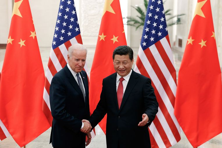 Biden en Xi in 2013. Beeld AP