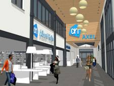 Zo gaat het vernieuwde winkelcentrum van Axel er na een flinke ingreep over een tijdje uitzien