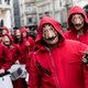Indringer met Casa de Papel-masker valt Brusselse schoolklas binnen met nepwapen