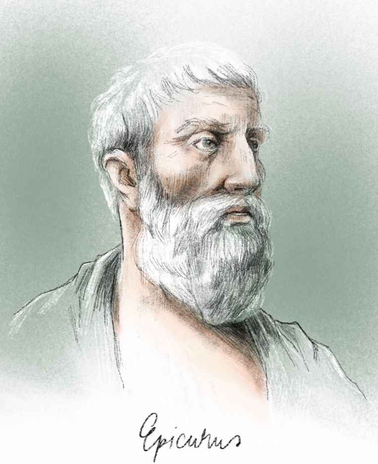 Johan Braeckman: ‘Volgens Epicurus was je vrij om je leven zelf in te vullen. Met de zelfgekozen dood had hij geen probleem.’ Beeld Penelope Deltour