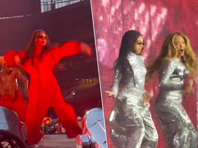 KIJK. Na online kritiek op dansmoves: Blue Ivy (11) bewijst weer wat ze kan tijdens optreden Beyoncé in Londen