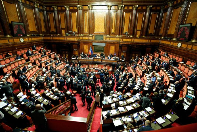 De Italiaanse Senaat in Rome.