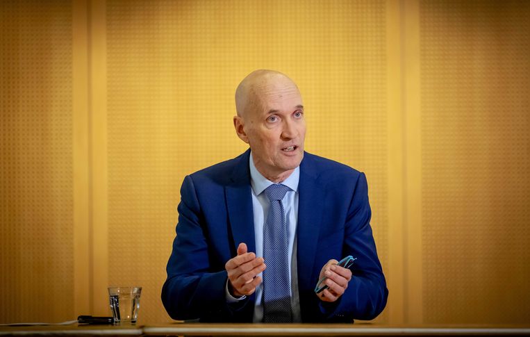 Ernst Kuipers, minister van Volksgezondheid, Welzijn en Sport, maakte vandaag bekend dat het kabinet de laatste coronamaatregelen schrapt.  Beeld ANP
