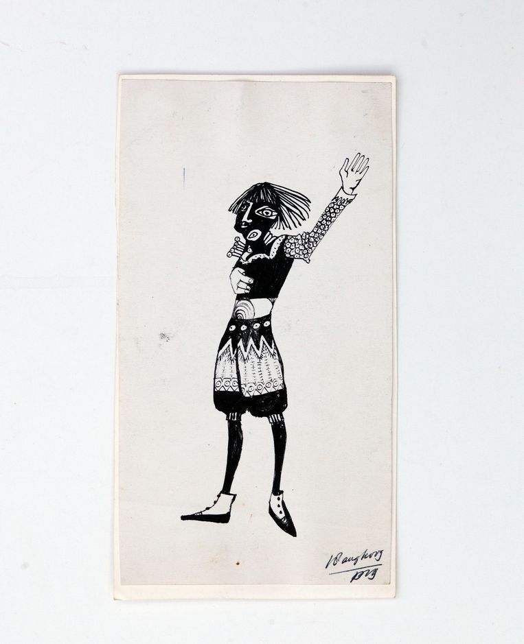 Tekening van Neeltje Maria Min. Beeld Daniel Cohen