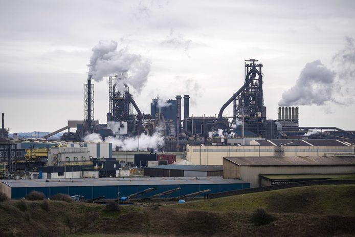 Staalfabriek Tata Steel Nederland.