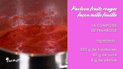 5. Pavlova fruits rouges façon Millefeuille