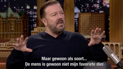 Ricky Gervais vindt mensen irritant: "Katten en honden zijn de enige levende wezens die me niet irriteren"