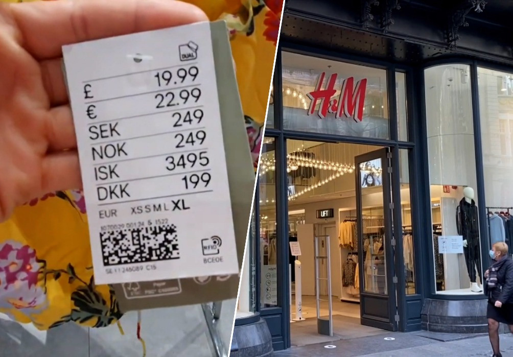 Kleding bij H&M voortaan tot 2,5 euro duurder