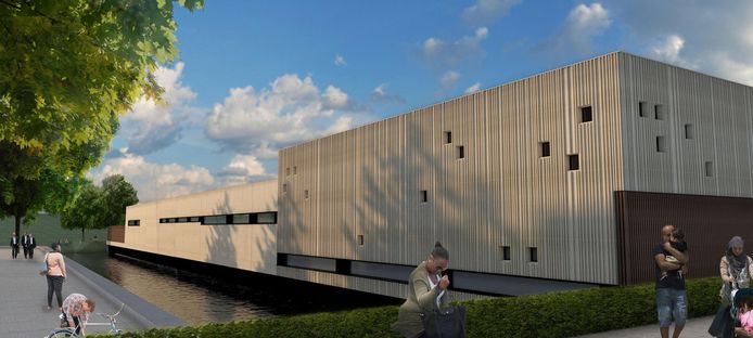 Het nieuwe uitvaartcentrum.