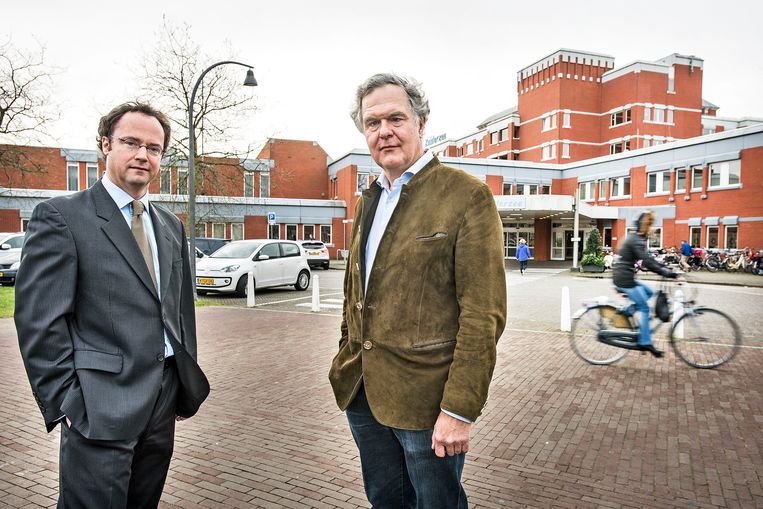 Loek de Winter, rechts, en Willem de Boer. Beeld Guus Dubbelman / de Volkskrant
