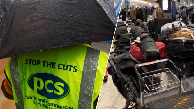 Britse grenspolitie legt acht dagen lang het werk neer in luchthavens