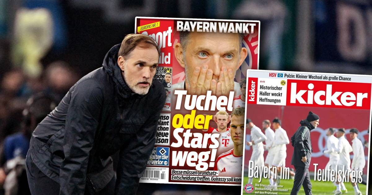 Deutsche Medien zur Krise beim FC Bayern München: „Es ist Alarmphase 1 für Thomas Tuchel“ |  Ausländischer Fußball