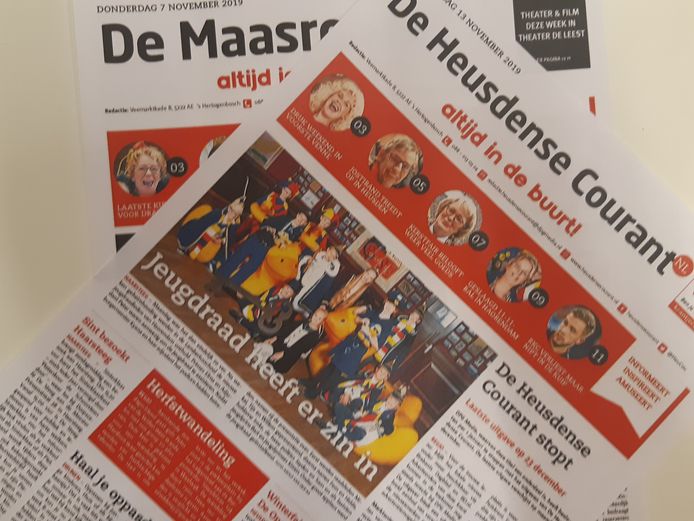 De Heusdense Courant en De Maasroute.