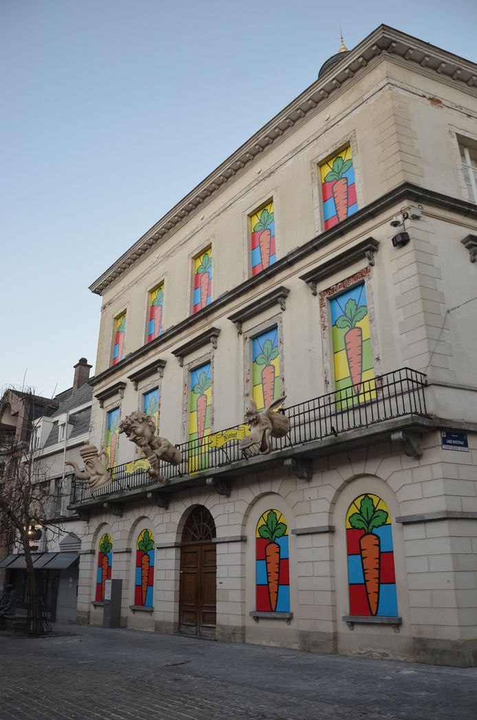 Oud stadhuis steekt opnieuw in carnavalsjasje Ninove hln.be