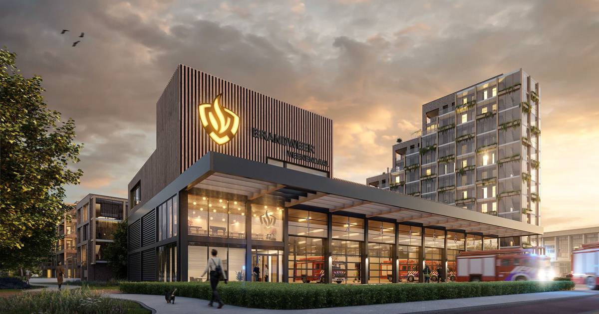 Nieuwe brandweerkazerne Veenendaal krijgt een woontoren van twaalf ...