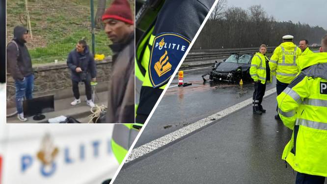 Nieuws gemist? Politiepersoneel geschorst om bizarre privévideo • Vier doden bij Porsche-drama Duitse grens