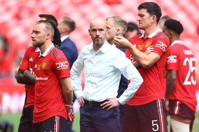 Teleurstelling bij Erik ten Hag na nederlaag in FA Cup-finale: ‘Natuurlijk doet dit pijn’