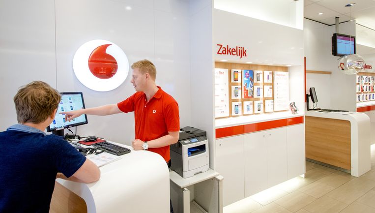 Vodafone is in gesprek met Liberty Global, het moederbedrijf van kabelmaatschappij Ziggo, over mogelijke samenwerking in Nederland. Beeld anp