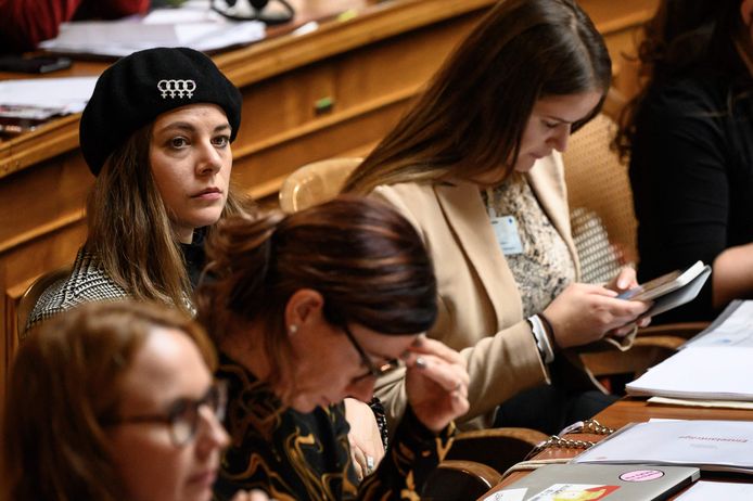 En Suisse, 246 femmes de toutes les régions se sont réunies au Parlement Suisse pour discuter des mesures les plus urgentes en faveur de l'égalité homme-femme. Photo d'archive. 29 octobre 2021