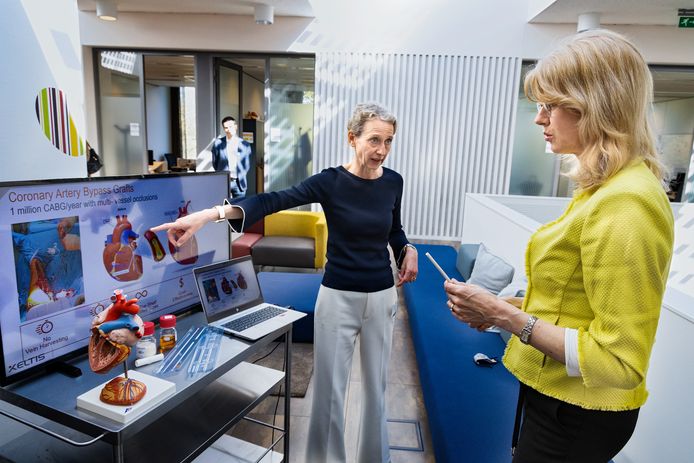 Eerder dit jaar bezocht voormalig staatssecretaris Mona Keijzer technologiebedrijf Xeltis.