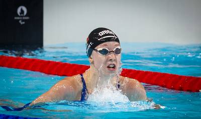 LIVE PARALYMPIC GAMES. Tatyana Lebrun narrowly misses out on a medal, but swims a great final in the 200-meter medley