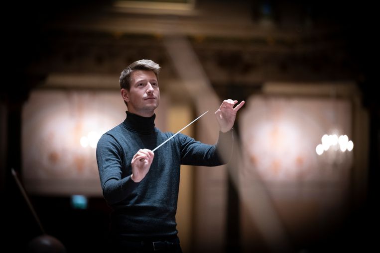 Duncan Ward, vorige maand begonnen bij de Philharmonie Zuidnederland.  Beeld Simon van Boxtel