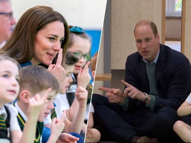 “De wielen van de bus gaan rond en rond”: prins William en Kate wagen zich aan kinderliedjes tijdens bezoek aan Schotland