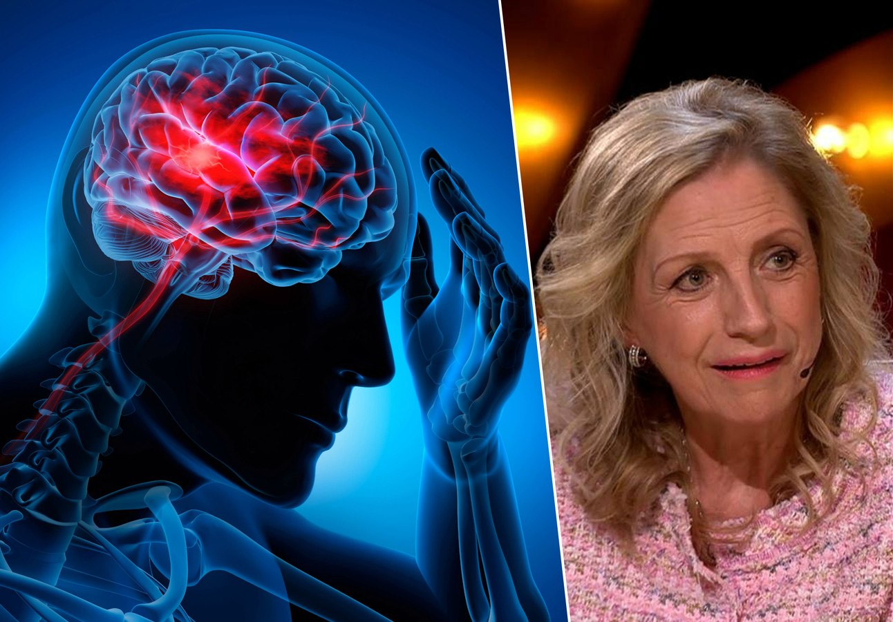 Nadat Carmen Pfaff getroffen werd door hersenbloeding. Wat is het verschil tussen een infarct en