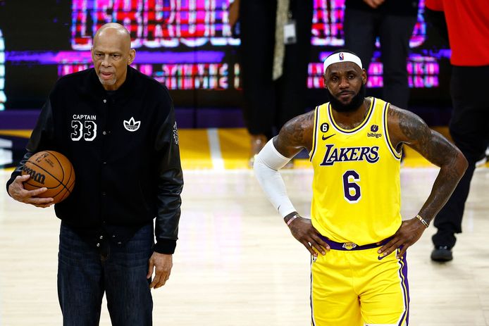 Kareem Abdul-Jabbar en LeBron James.